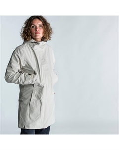 Куртка-дождевик восковая куртка парусная женская непромокаемая 300 бежевая, замазка Tribord