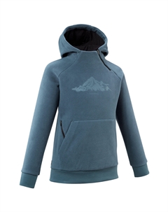 Пуловер флисовый детский, серый Quechua