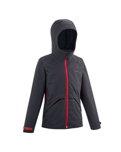 Куртка-дождевик походная детская для мальчиков MH550, черный Quechua