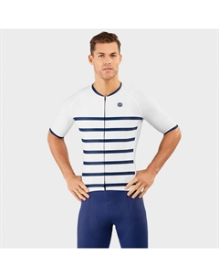 Мужской велосипедный свитер с короткими рукавами M2 Nevada, Белый синий Siroko