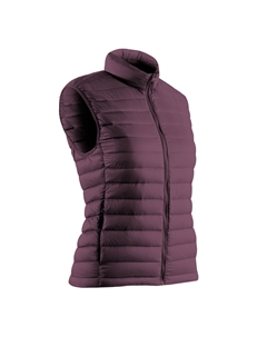 Пуховик женский - MW500 фиолетовый, черная гроздь винограда Inesis
