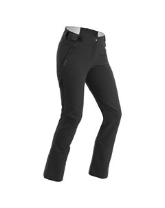 Брюки походные женские SH520 эластичные, черный Quechua