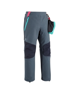 Брюки детские MH550 для походов, серый Quechua