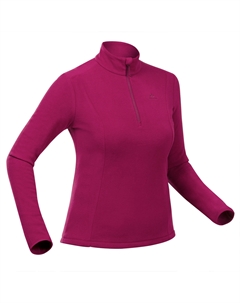 Свитер флисовый женский для горного туризма MH100, розовый Quechua