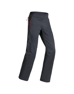 Брюки походные детские MH550 из софтшелла, темно-серый Quechua