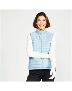 Пуховик для гольфа MW500 женский черный, черный Inesis