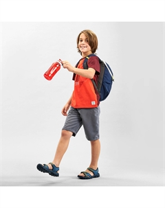 Шорты детские MH100 для походов, возраст 7-15 лет, бирюзовый Quechua