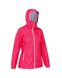Дождевик парусный женский непромокаемый 100, розовый Tribord