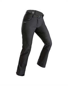 Брюки теплые женские SH100 для походов, темно-серый Quechua