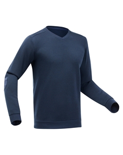 Свитер мужской NH150 с V-образным вырезом для походов, синий Quechua