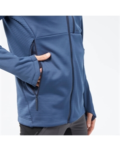 Толстовка флисовая походная мужская MH520, синий Quechua