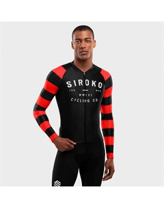 Мужской велосипедный свитер с длинным рукавом M2 Rider, черный Красный Siroko