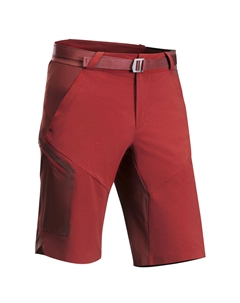 Шорты длинные мужские MH500 для походов, черный Quechua