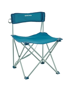 Стул складной Basic для кемпинга, серый / синий Quechua