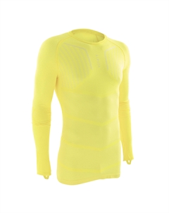 Женская/мужская функциональная футболка с длинными рукавами - Keepdry 500 white, белый/кофе со льдом Kipsta