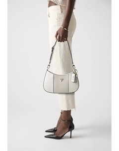 Сумка NOELLE TOP ZIP SHOULDER BAG, кремовый Guess