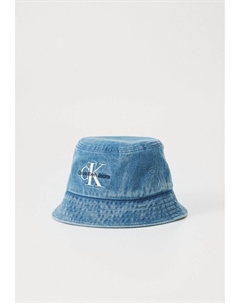 Шляпа MONO LOGO BUCKET HAT UNISEX, цвет Vintage Denim Calvin klein
