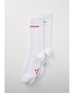 Носки BASIC LOGO UNISEX 2 PACK, кремовый Copenhagen studios