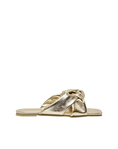 Туфли без задника Millie с бантиком золотистый Laredoute