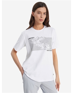 Футболка женская Topography Lt V2, Белый Bask