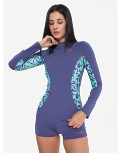 Рашгард женский, Синий Speedo