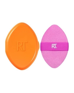 Пуховка для пудры c футляром двухсторонняя Real techniques