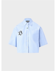 Рубашка укороченная в полоску Barrow