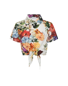 Рубашка с цветочным принтом Dolce&gabbana