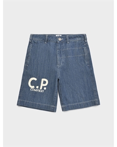 Бермуды джинсовые с лого C.p. company