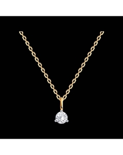 Колье из золота с бриллиантом Sokolov