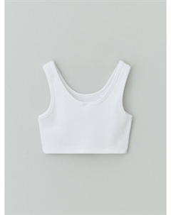 Укороченный топ в рубчик для девочек Sela