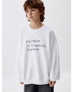 Свитшот оверсайз с вышивкой детский Sela