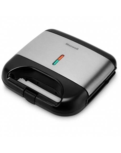 Сэндвичница Maxwell MW-1553 800Вт стальной/черный