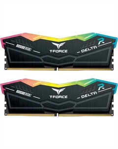 Модуль памяти DDR5 32GB (2*16GB) FF3D532G7600HC36DDC01 T-Force Delta RGB, 7600MHz CL36 1.4V black Team group
