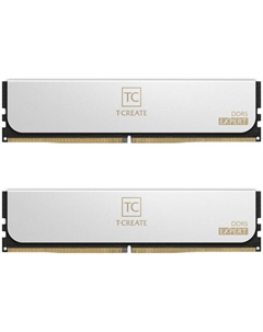 Модуль памяти DDR5 32GB (2*16GB) CTCWD532G7200HC34ADC01 T-Create Expert PC5-57600 7200MHz CL34 1.4V white Team group