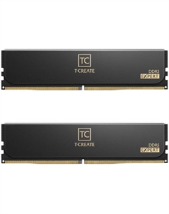 Модуль памяти DDR5 32GB (2*16GB) CTCED532G7200HC34ADC01 T-Create Expert PC5-57600 7200MHz CL34 1.4V black Team group