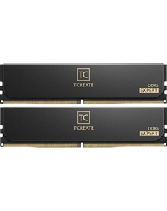 Модуль памяти DDR5 64GB (2*32GB) CTCED564G6400HC34BDC01 T-Create Expert PC5-51200 6400MHz CL34 радиатор 1.35V black Team group