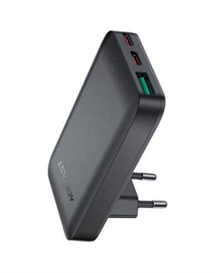 Сетевое зарядное устройство ACEFAST A100, USB-A, 2xUSB-C, 65Вт, 5A, черный Acefast