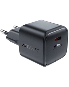 Сетевое зарядное устройство ACEFAST A77, USB-C, 30Вт, 3A, черный Acefast