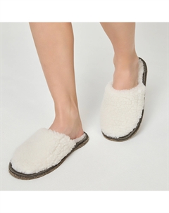 Тапочки шерстяные белые Cozyhome