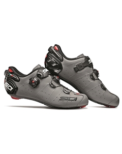 Велотуфли шоссейные WIRE 2 MATT Carbon, серый/чёрный, 2022-2023, CWIRE2CMATT (Размер: 39.5, Цвет: Серый/черный) Sidi