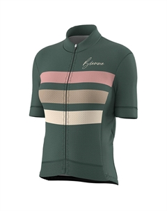 Велофутболка FIAMMETTA LADY, короткий рукав, темно-зеленый, 2023, A11P2032L (Размер: S, Цвет: Темно-зеленый) Biemme