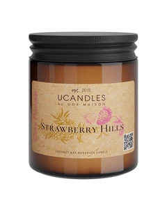 Свеча в банке Strawberry Hills, 200 гр Ucandles