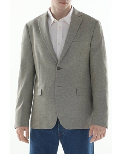 Пиджак однобортный из хлопка и льна Casual friday