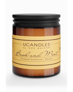 Свеча в банке Basil and Mint, 200 гр Ucandles