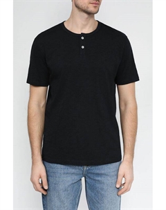 Футболка хлопковая на пуговицах Marc o'polo