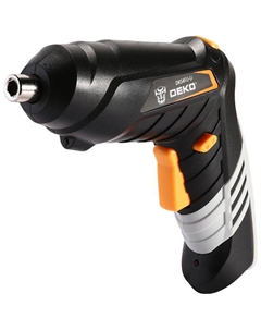 Аккумуляторная отвертка DKS4FU-Li в кейсе набор инструментов 112 предметов черно-желтый Деко