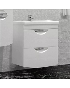 Тумба под раковину без столешницы Жасмин-2 50 Люкс Plus, белая Style line