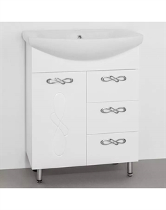 Тумба с раковиной Венеция 65 белая Style line