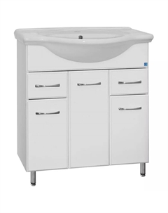 Тумба под раковину без столешницы Эко Стандарт №26 100 белая Style line